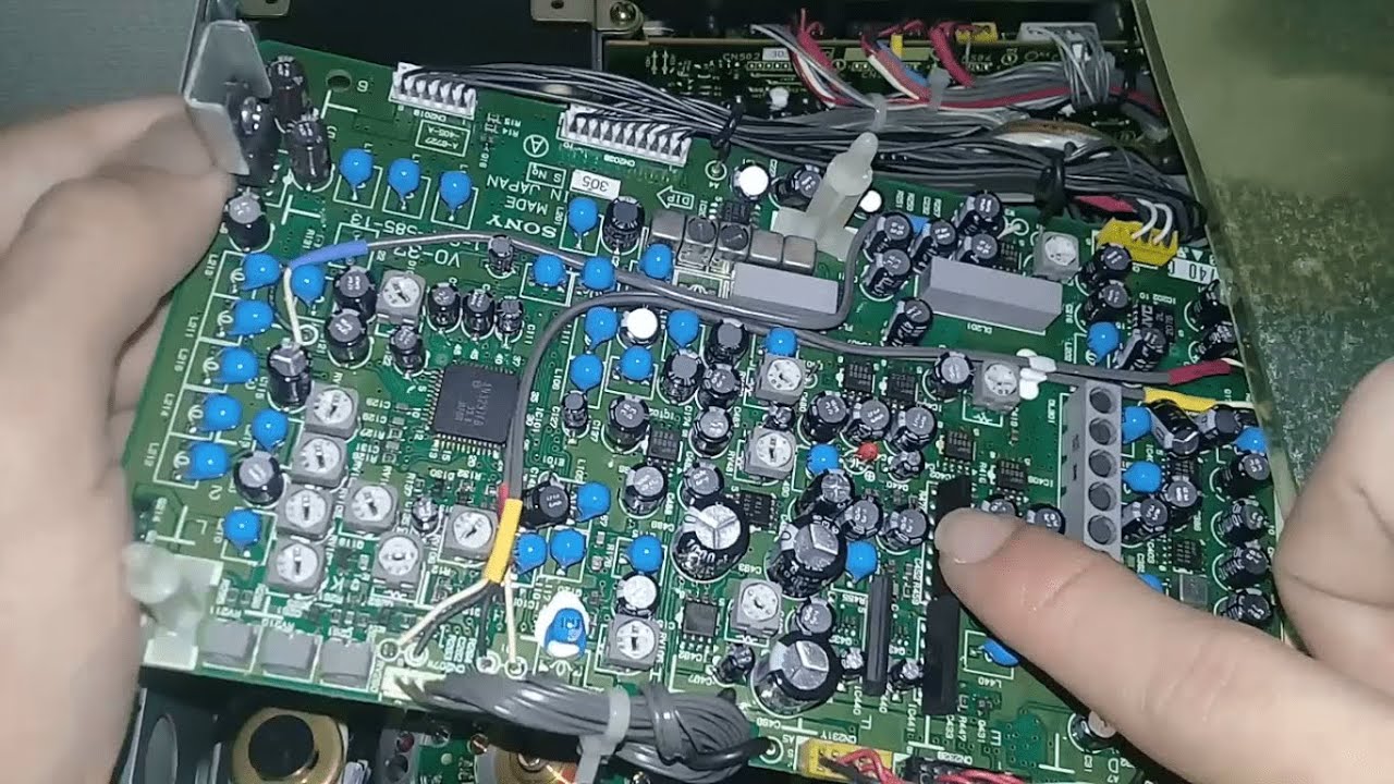 Sony SVO-9500MD S-VHS VCR part 1 : ERROR 01 repair - YouTube