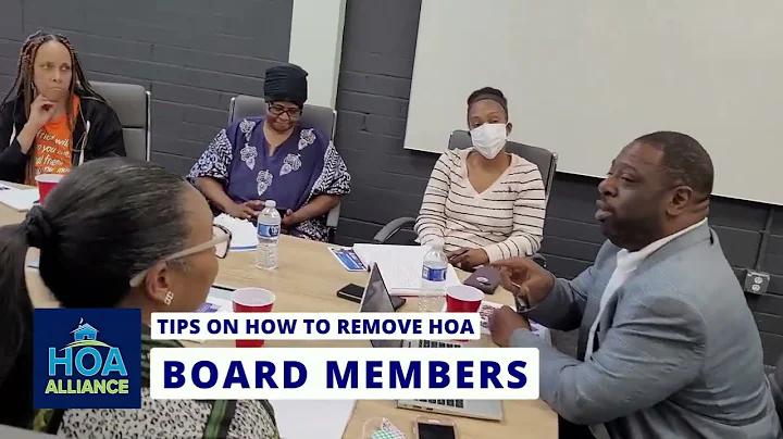 Tips on removing HOA board members