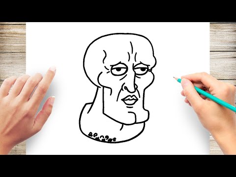 How to Draw Handsome Squidward