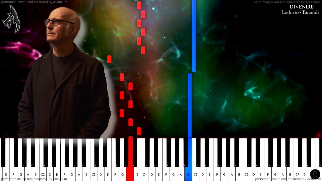 Ludovico Einaudi - Divenire(Piano Tutorial) | Divenire Piano Cover