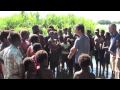 Flying into a Sepik River village - Papua New Guinea.m4v