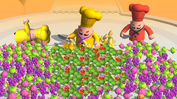 Fruit rush game 3d for android and ios Max level 3 Chef Play -Slice it all Fruit Android-iOS TYHY