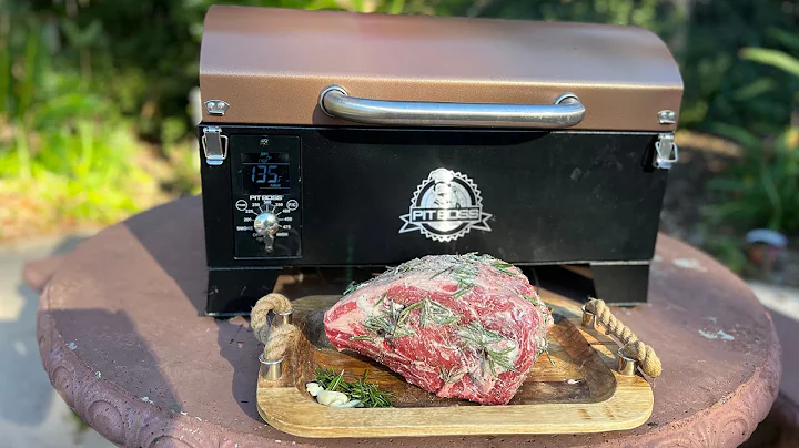 HOW TO Smoke a Prime Rib on a PitBoss Tabletop Pellet Grill ...in Stunning 4K!