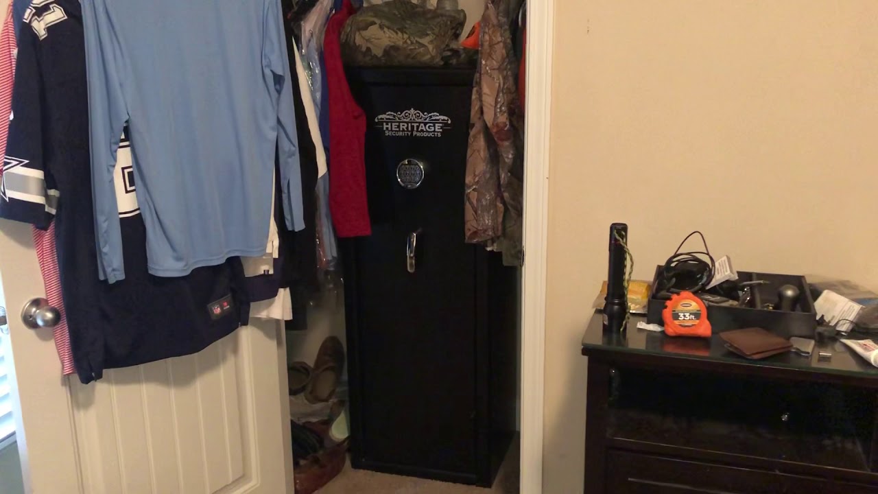 How To Replace Battery For Heritage Security Products Gun Safe From Costco Youtube