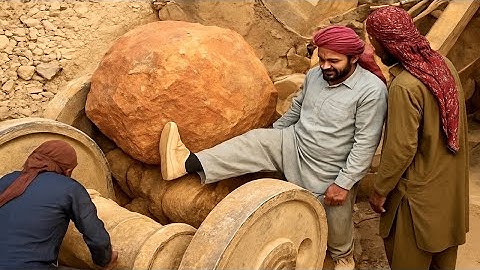Blood, Sweat & Stone: How Rock Crusher Workers Push Through Everything!!!#dangerous ☠️👹😱☠️