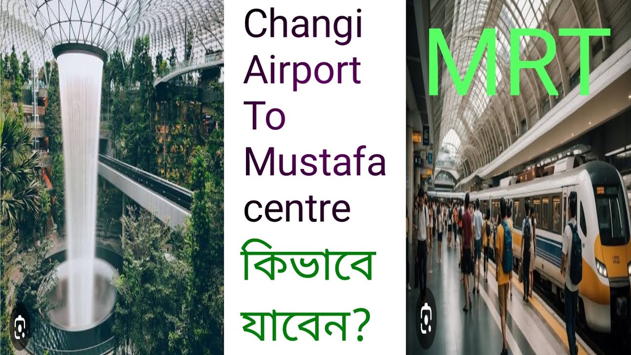 চাঙ্গি এয়ারপোর্ট থেকে কিভাবে মোস্তফা সেন্টারে যাবেন?Changi Airport To Mustafa centre .