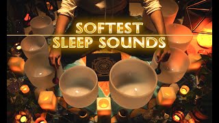 Softest Crystal Singing Bowls Sound Bath | Anxiety | Stress | Meditation | 432Hz | Sleep Sounds