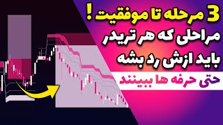 برای موفقیت در ترید باید از این ۳ مرحله رد بشی