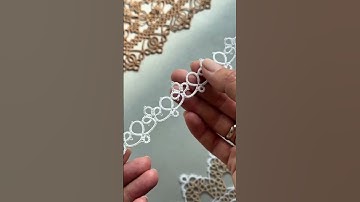 #tattingdesign #weaving #tatting #frivolite