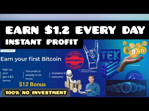 CLOUD MINING BONUS $12 || HOW TO EARN FOR FREE || FREE CLOUD MINING SITE