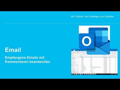 MS Outlook - Email mit Kommentaren beantworten