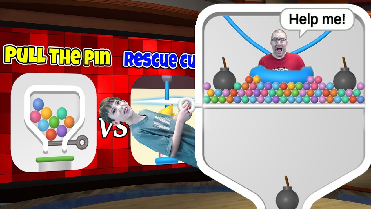 Pull The Pin Vs Rescue Cut Gameplay And Review Ios And Android Mobile Games Youtube - pin em roblox games