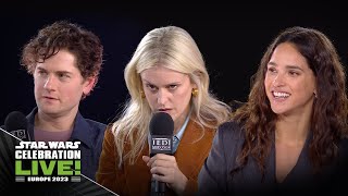 Denise Gough, Kyle Soller, and Adria Arjona from Andor  | Star Wars Celebration LIVE! 2023