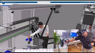 Using VR to Plan maintenance of industrial robots in VR with 3DEXPERIENCE