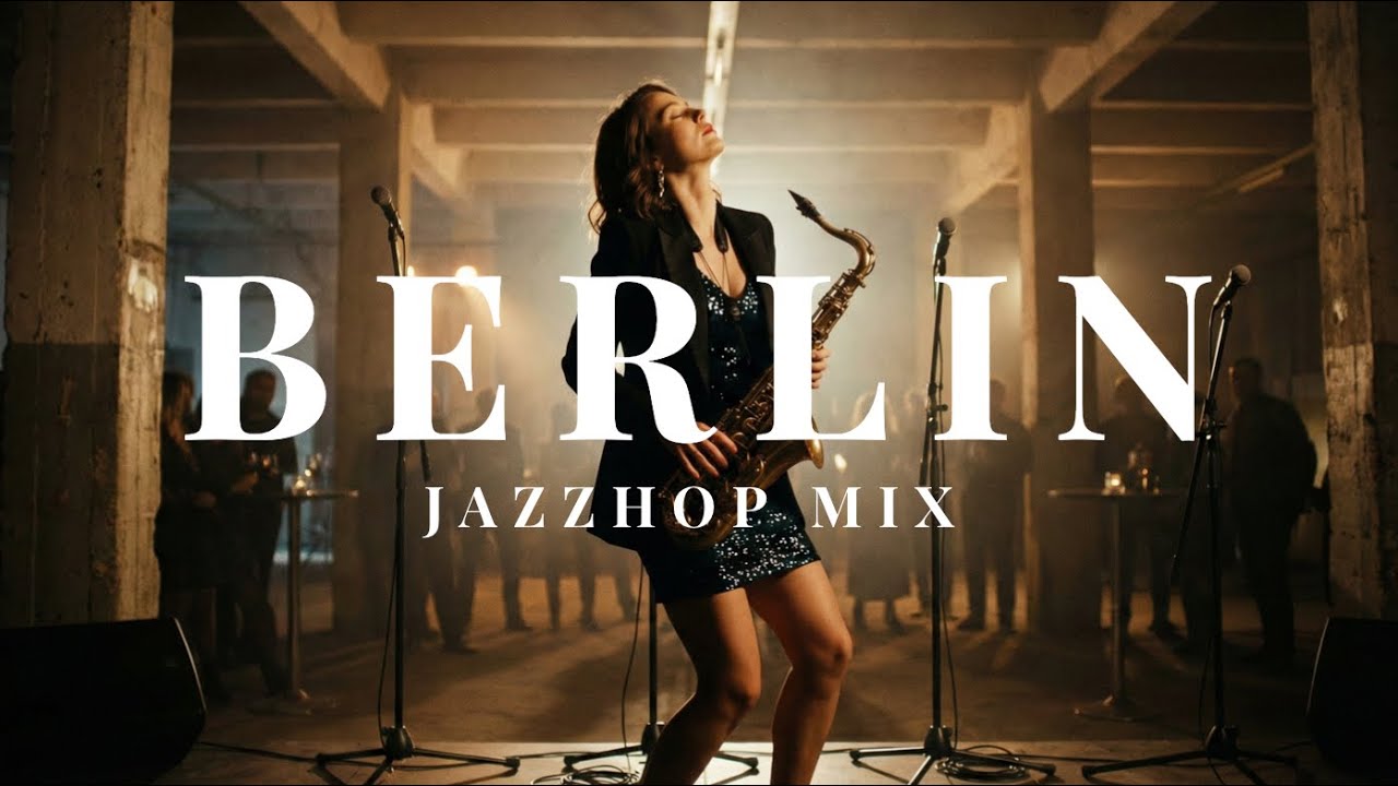 Berlin Jazz Night (Noir) Jazzhop Mix | U-Bahn Afterglow, Late-Night Groove