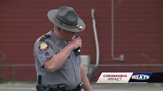 Troopers record license plates as Bullitt County church holds service against Gov. Beshear's orders