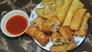 Chicken Veg Spring Rolls with Homemade Patty and Chicken Bread Rolls || Snacks King