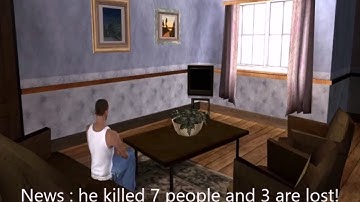 GTA SA- CJ vs Slenderman (part 1)