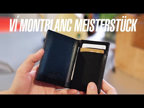 Video Trên tay ví da Montblanc Meisterstück: Thiết kế tối... - youtube