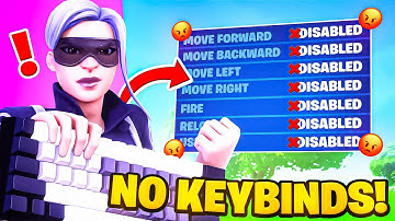 Fortnite But Every Kill I *REMOVE* A KEYBIND 😳