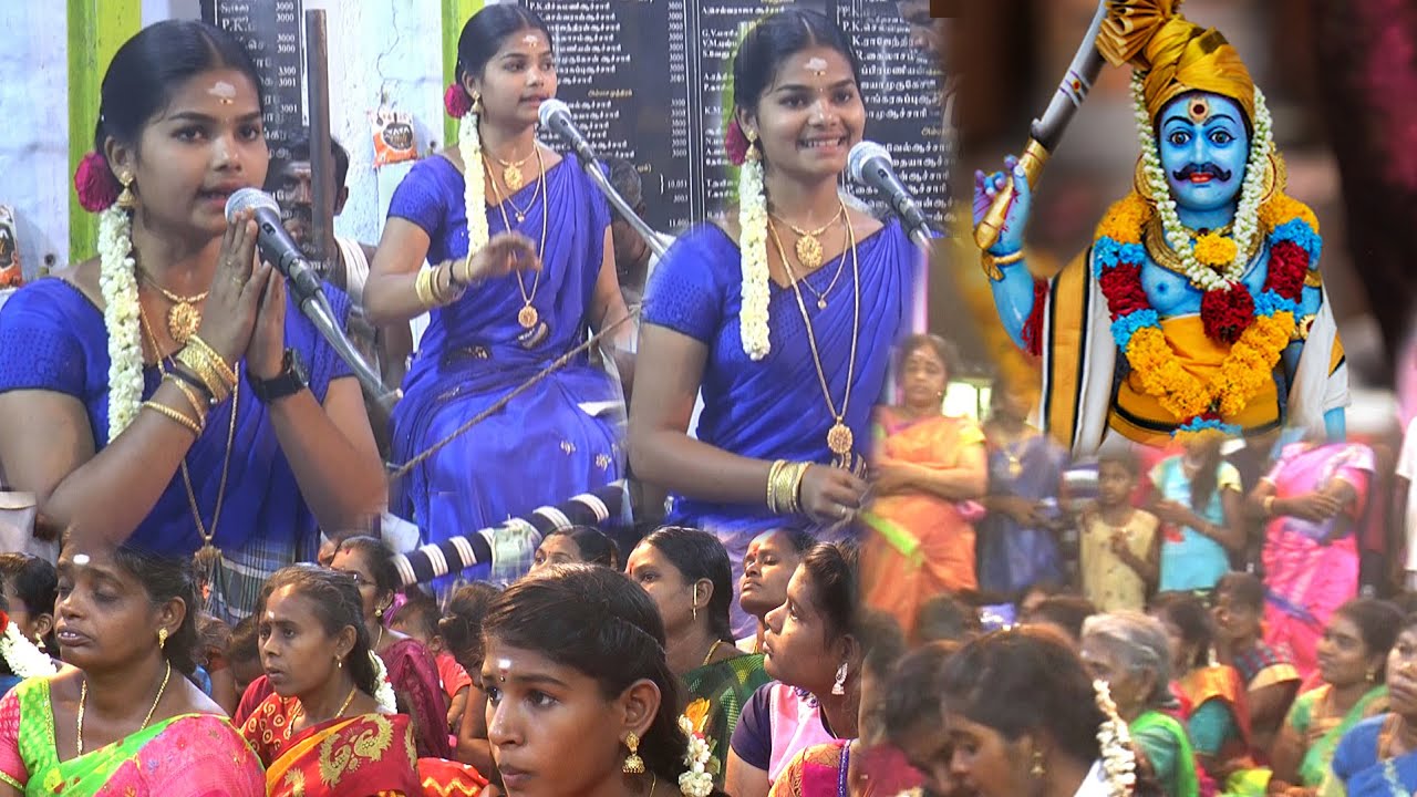 ரசகமுத்து மகிழம்பூ கதை | மாதவி வில்லுப்பாட்டு | ஆலங்குளம் ஒரு பகுதியில் பிரமாண்டமான கோவில் கொடை