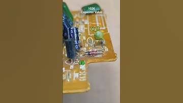 reading capacitor values with codes one, zero and two #tips #capacitor #value #102k