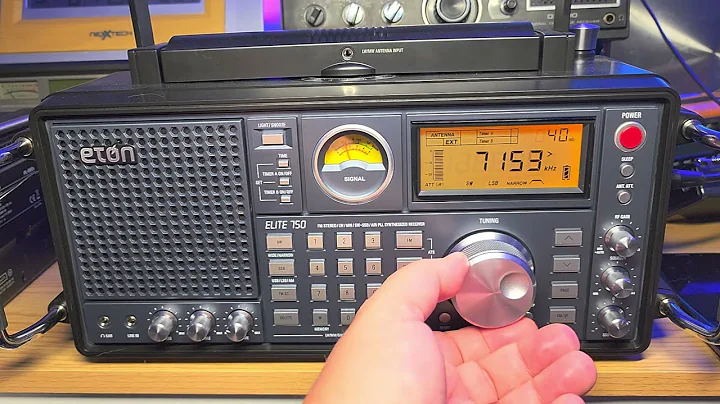 Eton Elite 750 Tips and tricks on Tuning SSB Single Sideband Signals keep the BFO centered!
