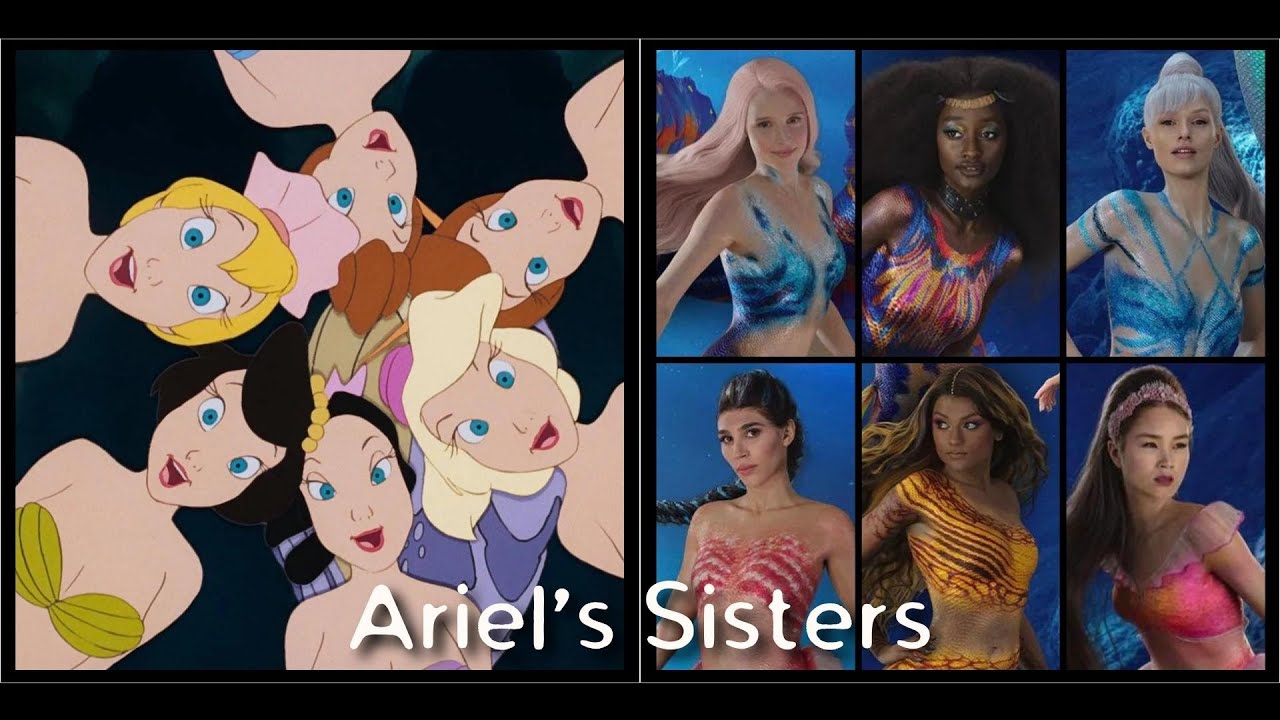 Ariel's Sisters Evolution (19892023) YouTube