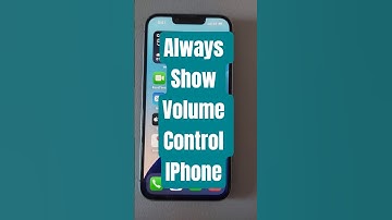 Always Show Volume Control IPhone