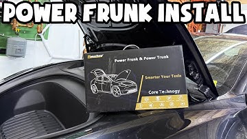 2024 Tesla Model 3 Highland Power Frunk Install from Hansshow!