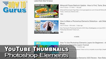 How You Can Make a YouTube Thumbnail in Photoshop Elements