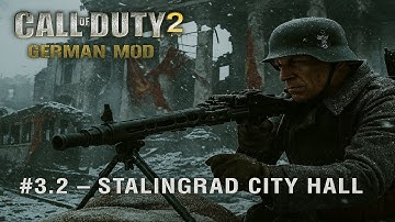 Call of Duty 2 German Mod mission 3.2 "Stalingrad City Hall" Gameplay