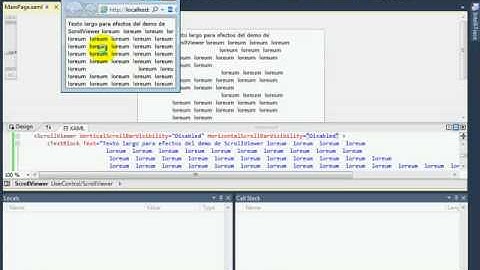 Cápsula ScrollViewer