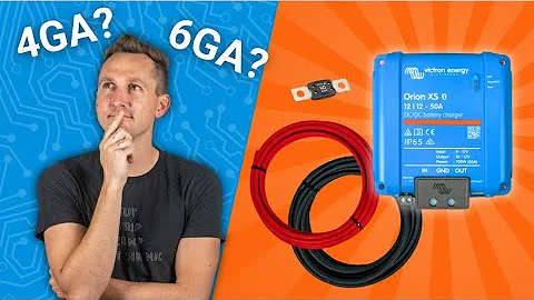 Wire & Fuse Sizing for Victron Orion XS DC DC Charger