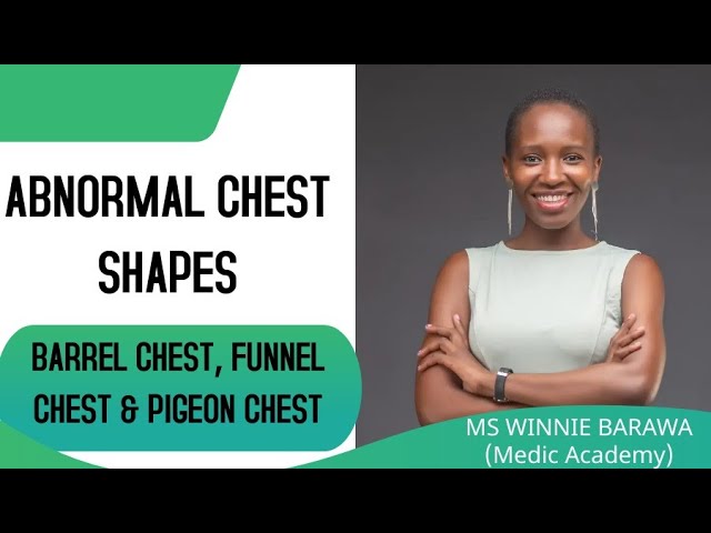 shape of chest, inspection