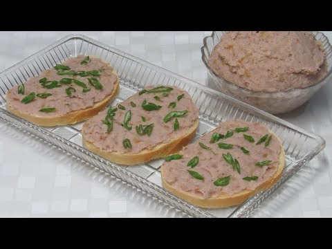 Без Мяса! Постный ПАШТЕТ на Бутерброды - просто объедение! Lenten bean pate.