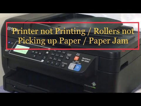 Printer not printing - Rollers not catching paper #renarocsprinters -  YouTube