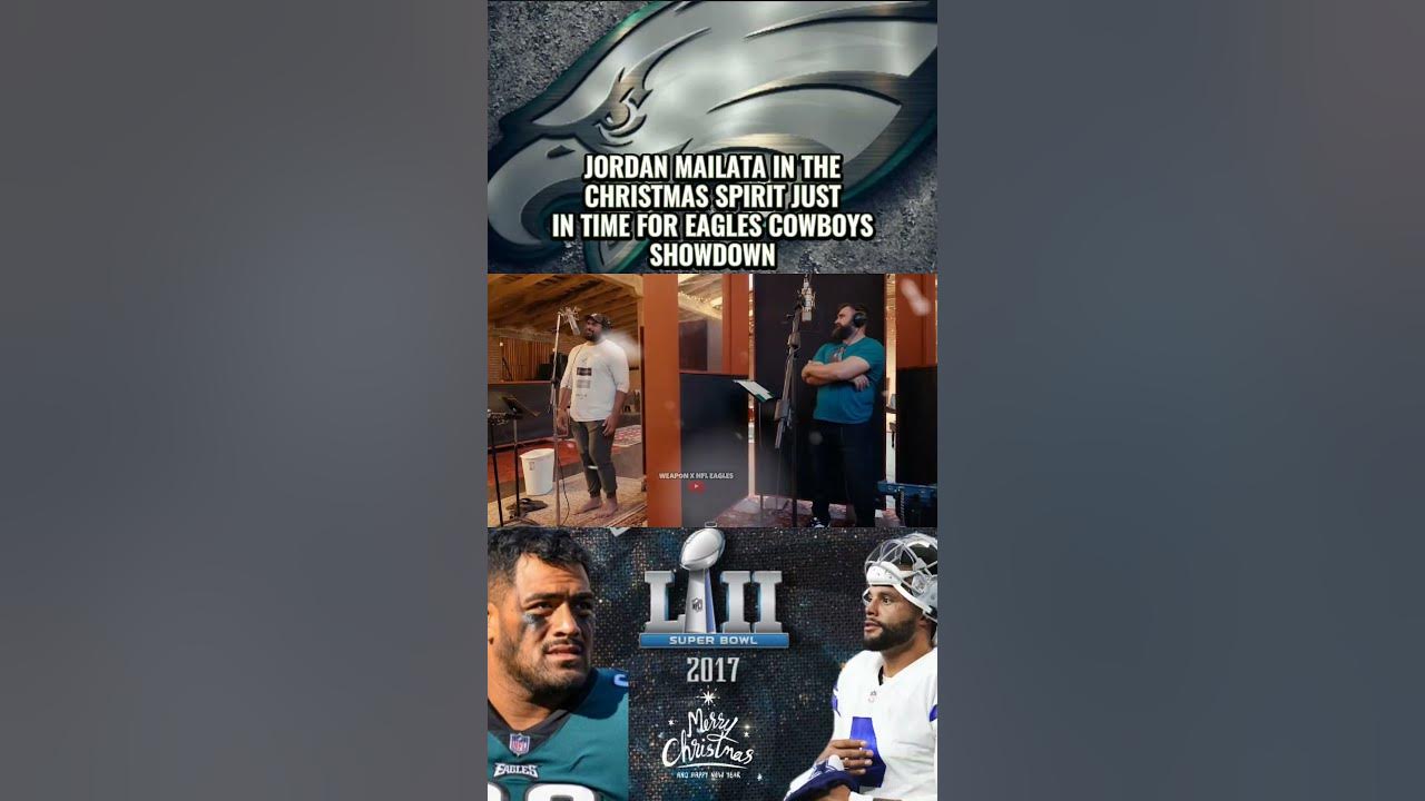 Jordan Mailata Singing Christmas Songs: Eagles Cowboys Christmas Eve Is Upon Us