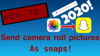 Snapchat Trick: Share Camera Roll Pictures as Real Snaps screenshot 5