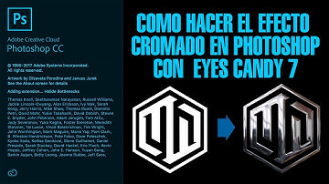 Tutorial Photoshop | Efecto Cromado para Logos y Textos
