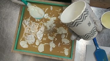 Vanilla Bean Soap, making and cutting!