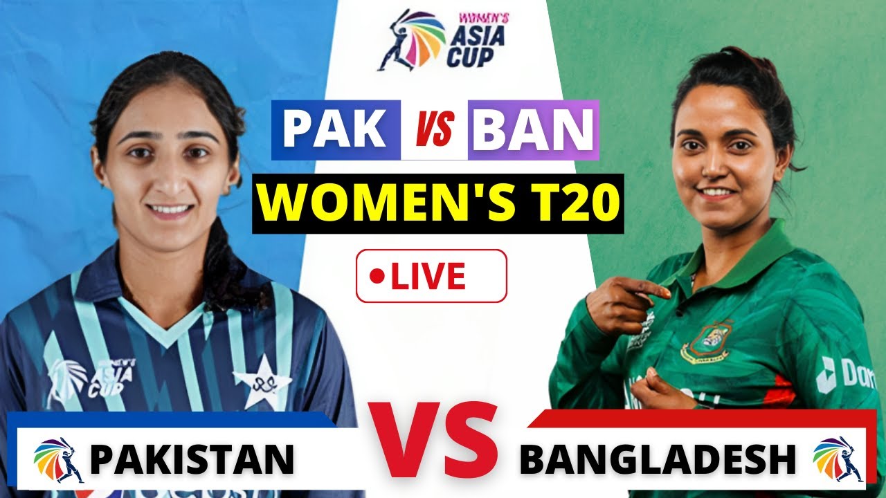 🔴 PAK VS BAN Live Match Today PAKISTAN VS Banglades WOMENS T20 Series Live Cricket Score CRIXLIVE