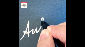 How to Write Aubree in Cursive