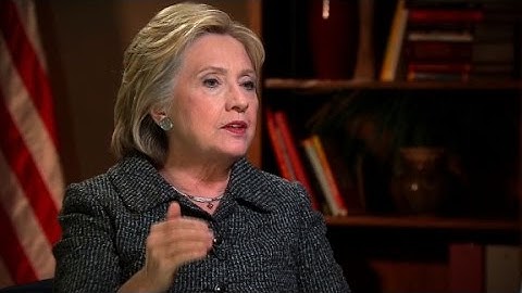 Hillary Clinton responds to Donald Trump's accusations