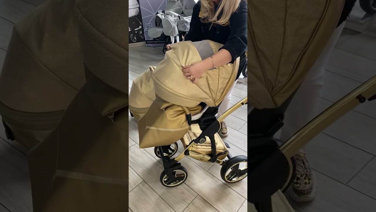 Junama Dolce Gold pram and pushchair