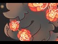 Red rose crow feather speedpaint