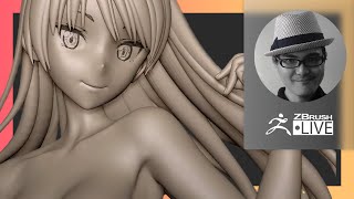 [JA] 3Dプリント用キャラクターの作り方 - Sakaki Kaoru - ZBrush 2022