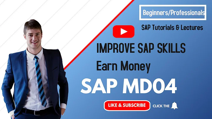 SAP MD04 Explained: Stock & Material Requirements Planning Made Easy | SAP MM Beginner Guide