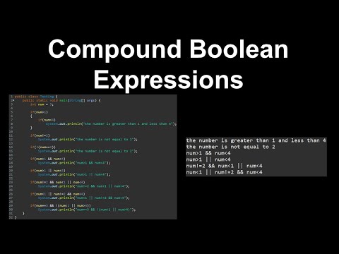 Compound Boolean Expressions, Nested if Statements - AP Computer Science A