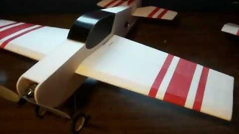 Flitetest FT-3D scratchbuilt plane